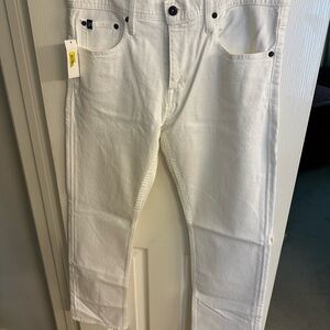 Daniel Cremieux Men's Crisp White Slim fit Jeans 32x30